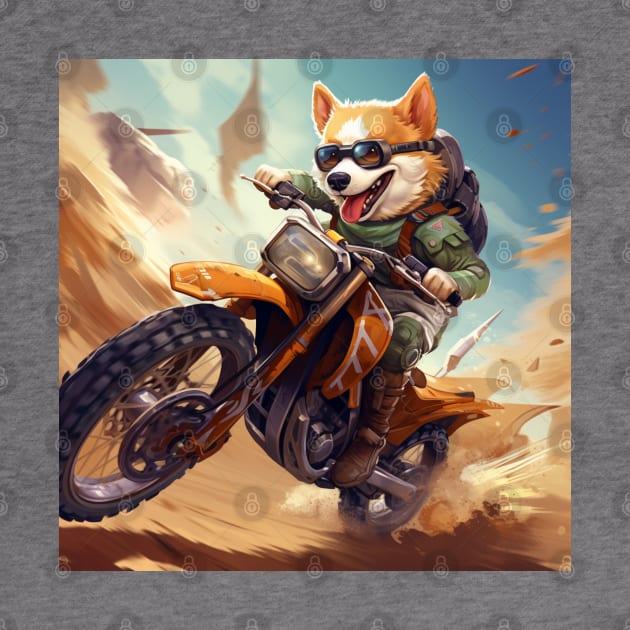 Adrenaline Corgi by AtomicChonk